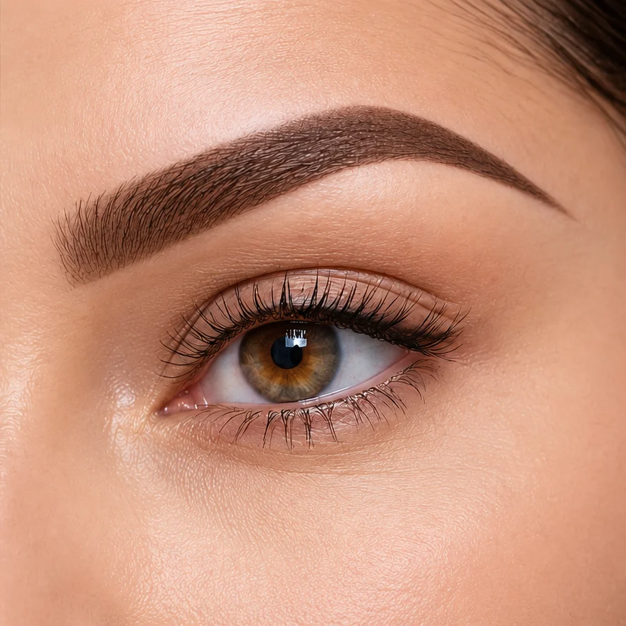 Powder Brows: zachte, poederachtige definitie Powder Brows: zachte, poederachtige definitie